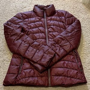 GAP Women's Deep Red Puffer Jacket